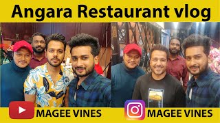 ANGARA RESTAURANT VLOG  GULLU DADA  ABRAR KHAN  SHAHRUK KHAN  TEAM mageevines [upl. by Farrar]