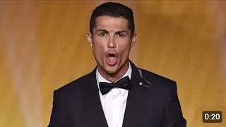 Cristiano Ronaldo Siuuu At Ballon dor 2014 [upl. by Anne-Marie]