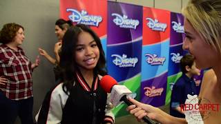 Navia Robinson interviewed at Disney Channels Fall Preview AndiMack RavensHome CoopandCami [upl. by Leahcam]