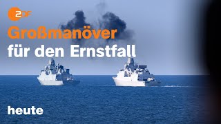 heute 1900 Uhr vom 180923 NATOÜbung Northern Coast Notstand Lampedusa Covid 2023 english [upl. by Aldon]