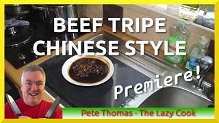 How to Cook Beef Tripe in a Chinese Style  牛肚  Rinderkutteln [upl. by Devonne]