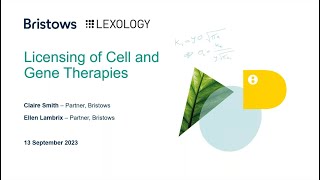 Hot topics in cell and gene therapy licensing agreements [upl. by Irrab]