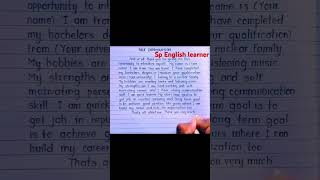 Self introduction in English  Introduce yourself in English [upl. by Ebonee]