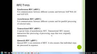 RFC Fundamentals [upl. by Latrena]