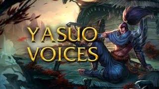 LoL Voices  Yasuo  All 17 languages [upl. by Karisa]