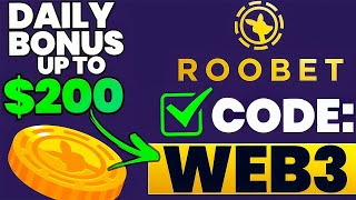 ROOBET PROMO CODE quotWEB3quot FREE 200 DAILY BONUS in CASHBACK roobet promo code 2024 [upl. by Atived]