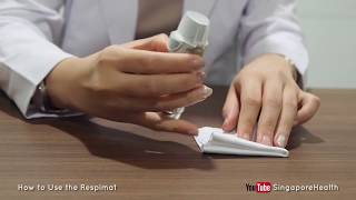 Asthma Inhalers How to use a Respimat [upl. by Salohcin]