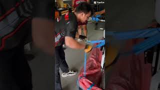 Trident 660 Triple Tribute Unboxing mottovlog triumphmotorcycle [upl. by Kilam970]