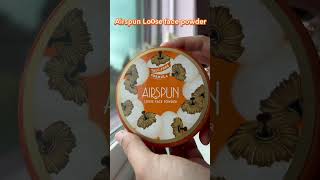 Airspun loose face powder shorts beautyhacks makeuphaul [upl. by Chitkara]