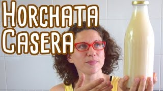 CÓMO HACER HORCHATA DE CHUFA [upl. by Nahtanhoj]