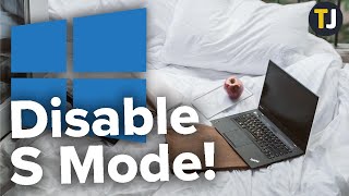 How to Switch Out of S Mode in Windows 10 [upl. by Aniram]