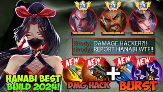 HANABI USERS TRY ABUSING THIS NEW UPDATE BUILD IN SOLO RANK GAME🔥 HANABI BEST BUILD 2024 MUST TRY [upl. by Nallak385]