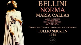 Bellini  Norma Casta Diva  Presentat°  New Mastering Maria Callas Ct record TSerafin 1954 [upl. by Draude]