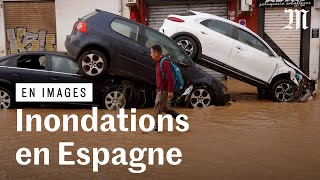 Inondations dramatiques dans le sudest de lEspagne [upl. by Dnaltiac]