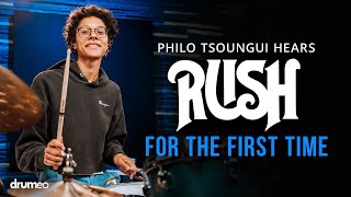 The Mars Volta Drummer Hears RUSH For The First Time [upl. by Maharva598]