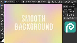 How to Create Smooth Gradient Backgrounds in Photopea No Banding [upl. by Silin]