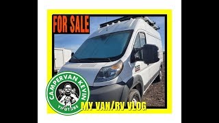 Tour Of My Promaster Campervan Its For Sale [upl. by Velick655]