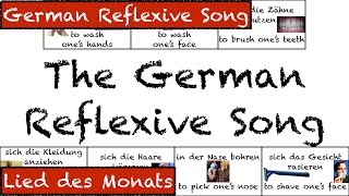 German Reflexive Song  Lied  Deutsch lernen [upl. by Lamhaj]