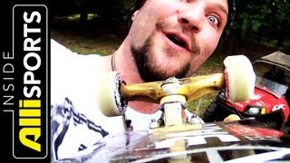 Bam Margera Shows Chris Nieratko His Art amp Talks Projects  Inside Alli Sports [upl. by Ramalahs]