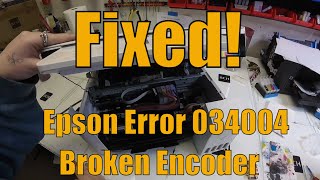 Phantom PAPER JAM Epson Error E01 034004  How To Fix It [upl. by Alliscirp]