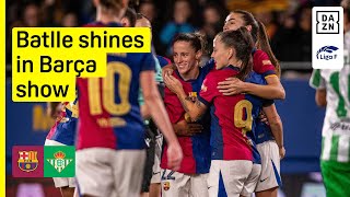 HIGHLIGHTS  FC Barcelona vs Real Betis Liga F 202425 Matchday 12 [upl. by Mullac]