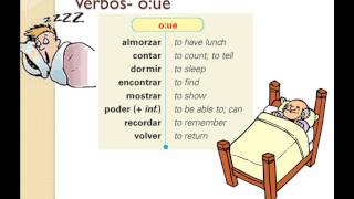 Stem Changing Verbs O UE [upl. by Abran]