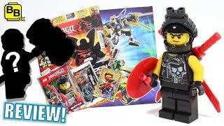 BUFFER MINIFIGURE LEGO NINJAGO MAGAZINE REVIEW ISSUE 38 [upl. by Nollek]