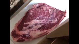 How to do a Competition Brisket Trim in 24 seconds [upl. by Tarrant]