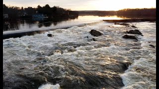 PAWTUCKET FALLLS IN LOWELL MA ON MERRIMACK RIVER [upl. by Bobbette]