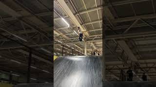 Quick line from Area 51🤯✅ explore foryou skatepark scootertricks skateboarding skatescooter [upl. by Atikaj]