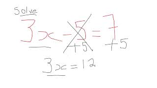 GCSE Maths August 2024 Recorded Video Solving a 2 step linear equation gcse gcsemaths tutorial [upl. by Litch]