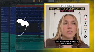 David Guetta x Girl On Couch x Billen Ted  Man In Finance FL Studio Remake [upl. by Pelmas]