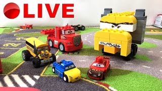 Disney Cars 3 Toys 🔴 Lego Duplo Custom Build 🔴 Cars 3 LIVE Toy SHOW  DIY HOW TO MAKE MISS FRITTER [upl. by Ecnedac]