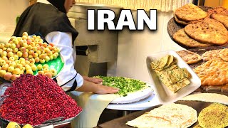 Baking Kurdish Bread and Crowded Bazaar in Tehran Iran  Tajrish and Grand Bazaar [upl. by Lapo349]