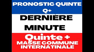 Pronostic dernière minute quinté du jour R1C4  GRAND PRIX DE LA VILLE DE CAGNESSURMER [upl. by Nayra]