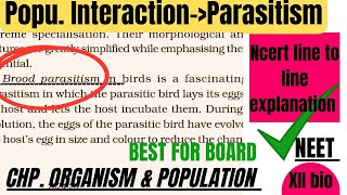 Parasitism interaction full easy explanation ● [upl. by Dami]