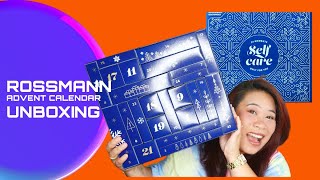 UNBOXING ROSSMANN ADVENT CALENDAR 2024 [upl. by Lubet]