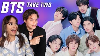 Waleska amp Efra react to BTS 방탄소년단  Take Two Live Clip [upl. by Imailiv10]