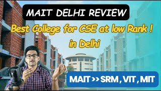 MAIT Delhi College Revealed 2023 NIRF Ranking Admission Placements [upl. by Ano218]