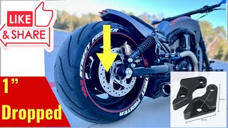 Lowering Kit for V Rod motorcycle bike biker harleydavidson custombike vrod harleycustom diy [upl. by Yemar]