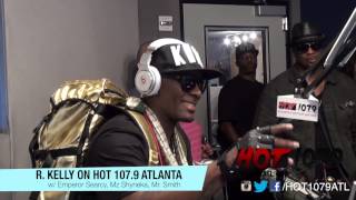 R Kelly Live Performance on Hot 1079 Atlanta [upl. by Huxham]