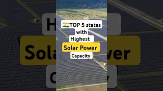 Indias Solar Power Giants Which States Are on Top 🌞 solarpower indianstates [upl. by Erny938]