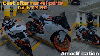 Modification on KTM RC  •Best looking Rc•  GJ 05  ShantanuRc1 ktm ktmrc390 ktmrc200 ktmduke [upl. by Boru837]