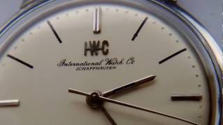 Zegarek mechaniczny o naciągu manualnym IWC  Mechanical watch with manual tension IWC [upl. by Rannug]