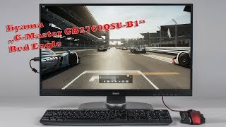 GamingMonitor Iiyama GMaster GB2760QSUB1 Hands on [upl. by Eelik113]