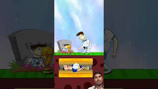 Ronaldo Sacrifice Helps Messi Come Back From Hell shorts animation funny ronaldo messi [upl. by Dhiren121]