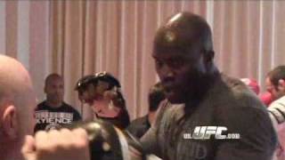 UFC 99 Hit the Mitts  Cheick Kongo [upl. by Pawsner]