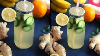 homemade drink to lose belly fat fast with fat burning drinkweight loss [upl. by Ahsinet586]