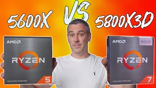 Ryzen 5 5600X Vs Ryzen 7 5800X3D  20 Game Benchmark [upl. by Gans100]