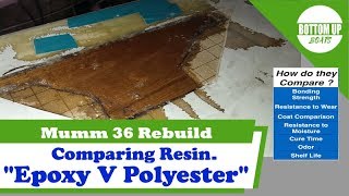 Compare Epoxy and Polyester Resin  Mumm 36 Rebuild [upl. by Danas]